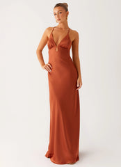 Sundowner Maxi Dress - Rust