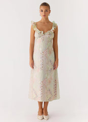 Europa Midi Dress - Mystic Paisley