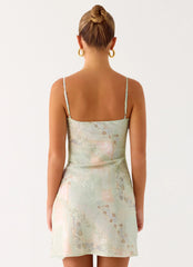 Reflection Mini Dress - Mystic Paisley