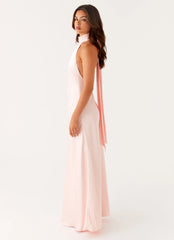 Siani Backless Maxi Dress - Pink