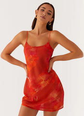 Manifest Mini Dress - Amber