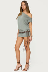 Sevie Off Shoulder Mini Dress