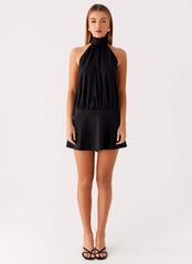 Valor Mini Dress - Black