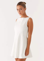 Emelie Mini Dress - White