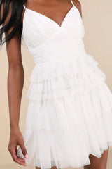 Special Poise Yellow Tulle Pleated Sleeveless Tiered Mini Dress