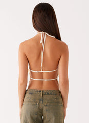 Bennie Halter Top - Ivory