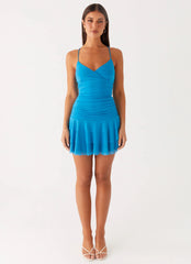 Emily Mini Dress - Royal Blue