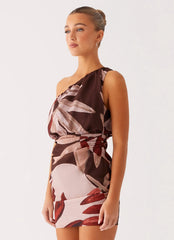 Indianna Mini Dress - Cinnamon Palm