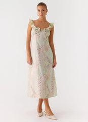Europa Midi Dress - Mystic Paisley